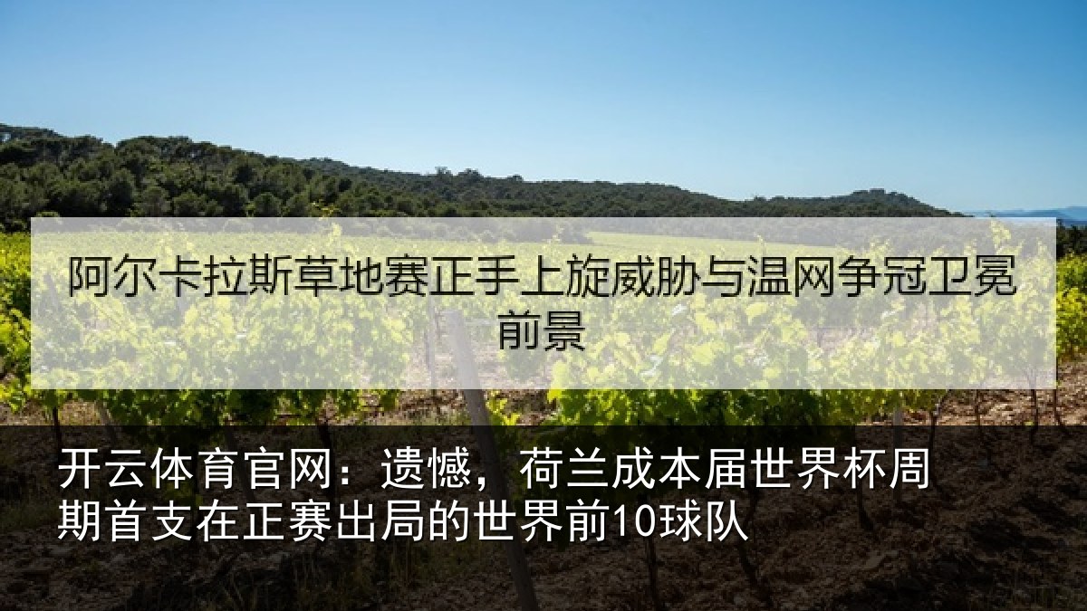开云体育官网:遗憾,荷兰成本届世界杯周期首支在正赛出局的世界前10球队