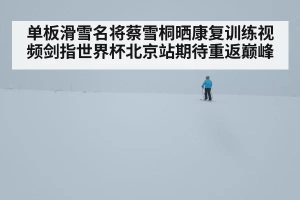 单板滑雪名将蔡雪桐晒康复训练视频剑指世界杯北京站期待重返巅峰